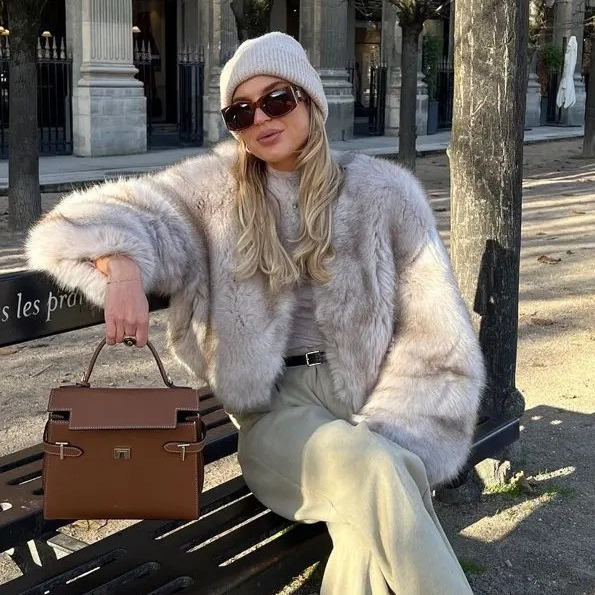 Fur Coat Short Tokas Fur Casual Women&